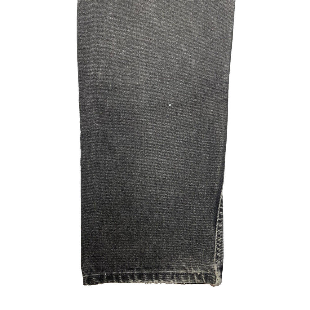Vintage Levi's Jeans Mens 36x32 Black Relaxed Fit Straight Leg Dark Wash 90's - Picture 4 of 7